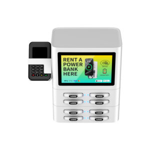 8 slots touch screen shared power bank station