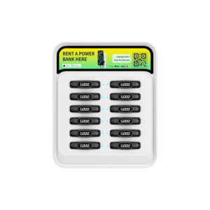 12 Slots Qr Scan Shared Power Bank Station