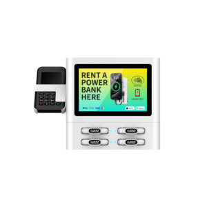 4 slots touch screen shared power bank station
